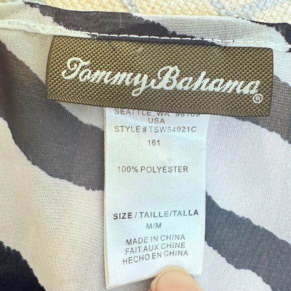 Tommy Bahama Sheer Beach Pool Swimsuit Cover Up Size Medium - Picture 2 of 9